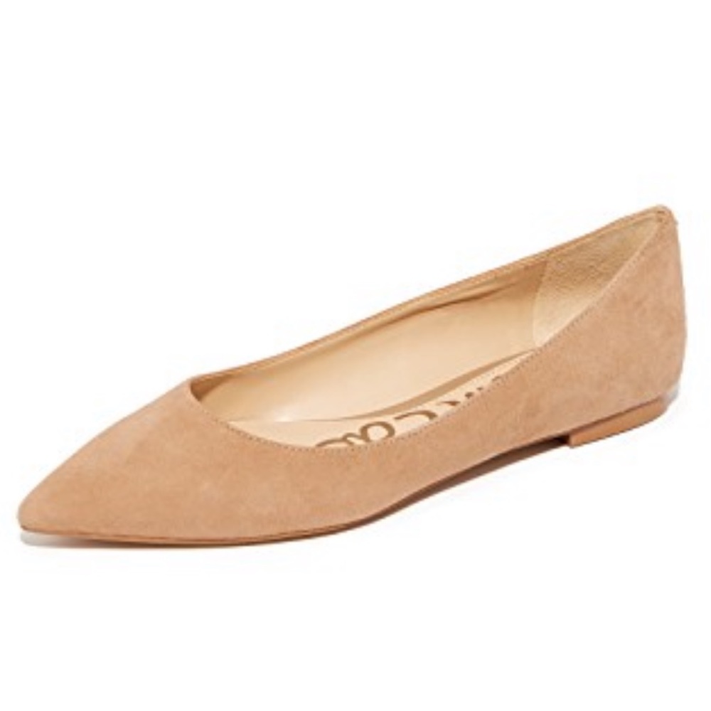 Sam Edelman Rae Suede Pointed Toe Flats